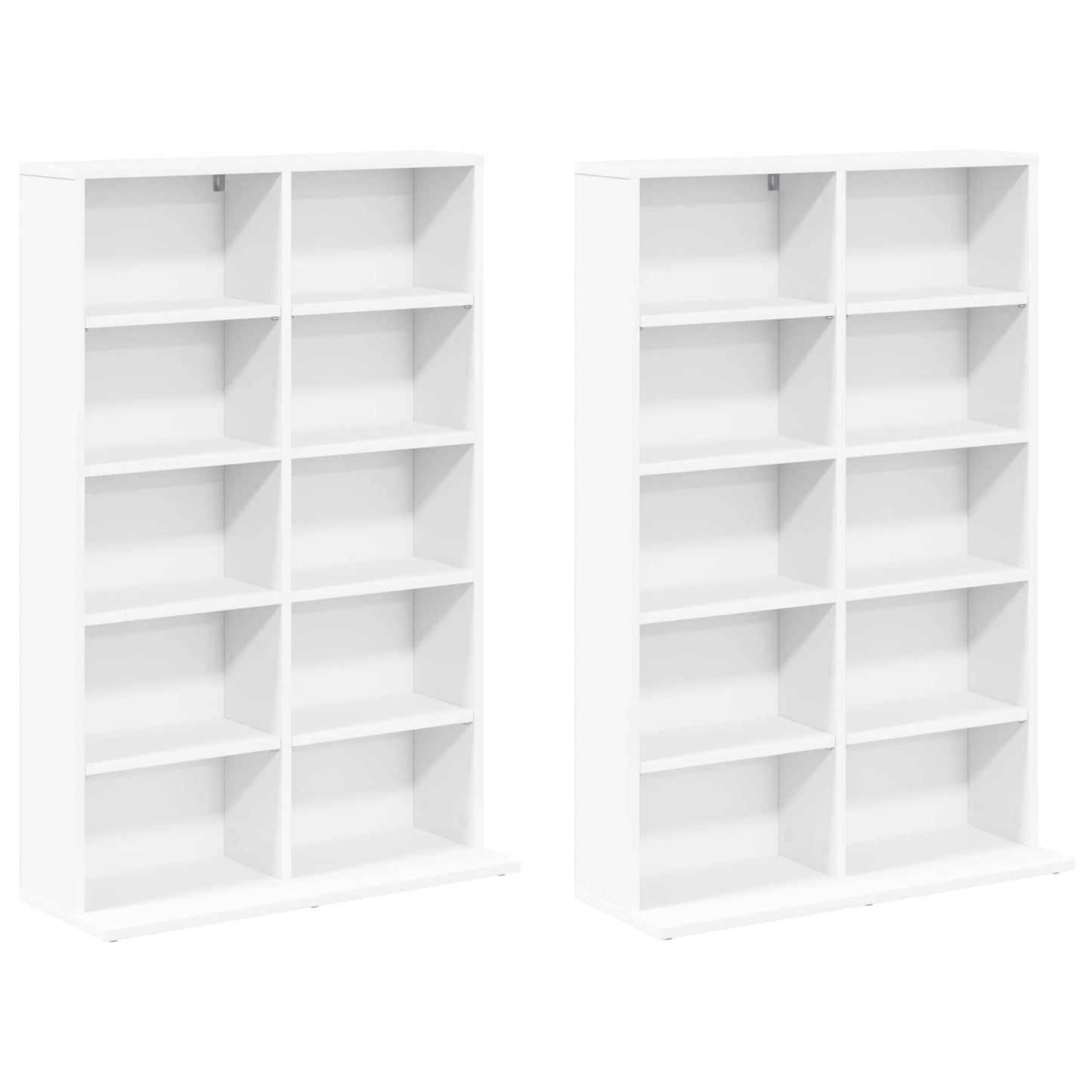White Media Cabinet Storage 65 cm x 23.5 cm x 97.5 cm