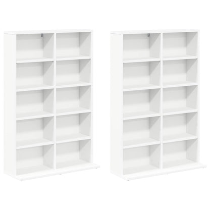 White Media Cabinet Storage 65 cm x 23.5 cm x 97.5 cm