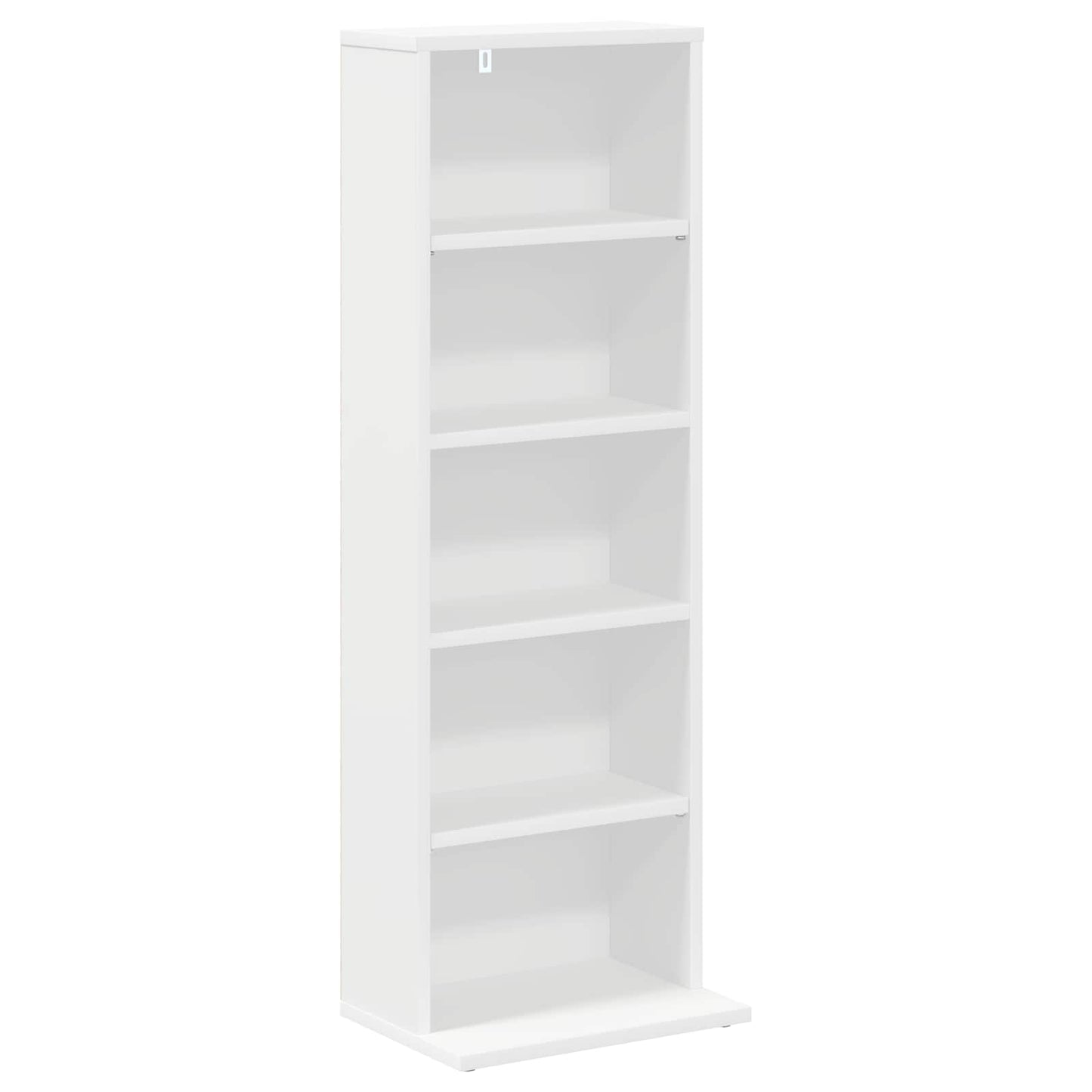 Media Cabinet White Engineered Wood 33 cm x 23.5 cm x 97.5 cm