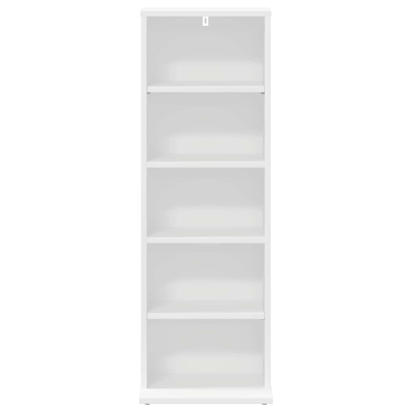 Media Cabinet White Engineered Wood 33 cm x 23.5 cm x 97.5 cm