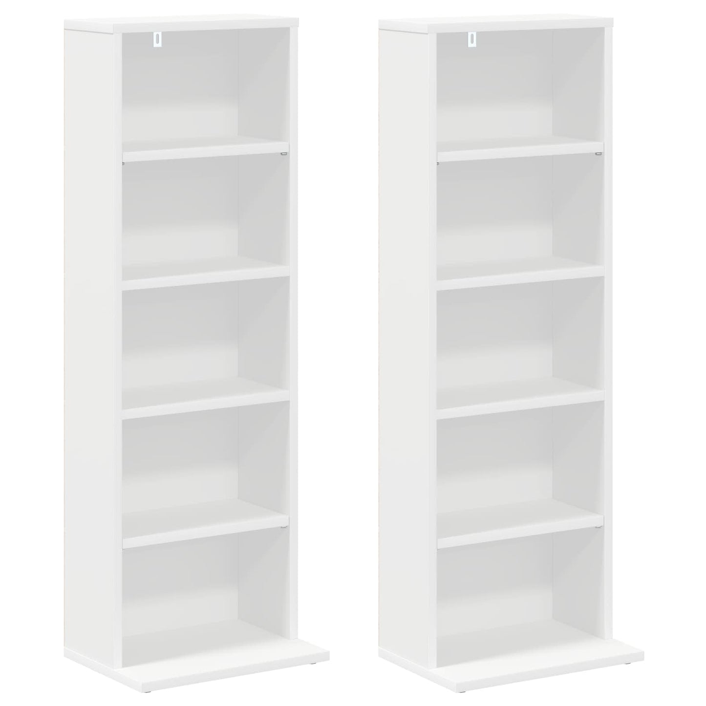 White Cd Cabinet Storage 33 cm x 23.5 cm x 97.5 cm