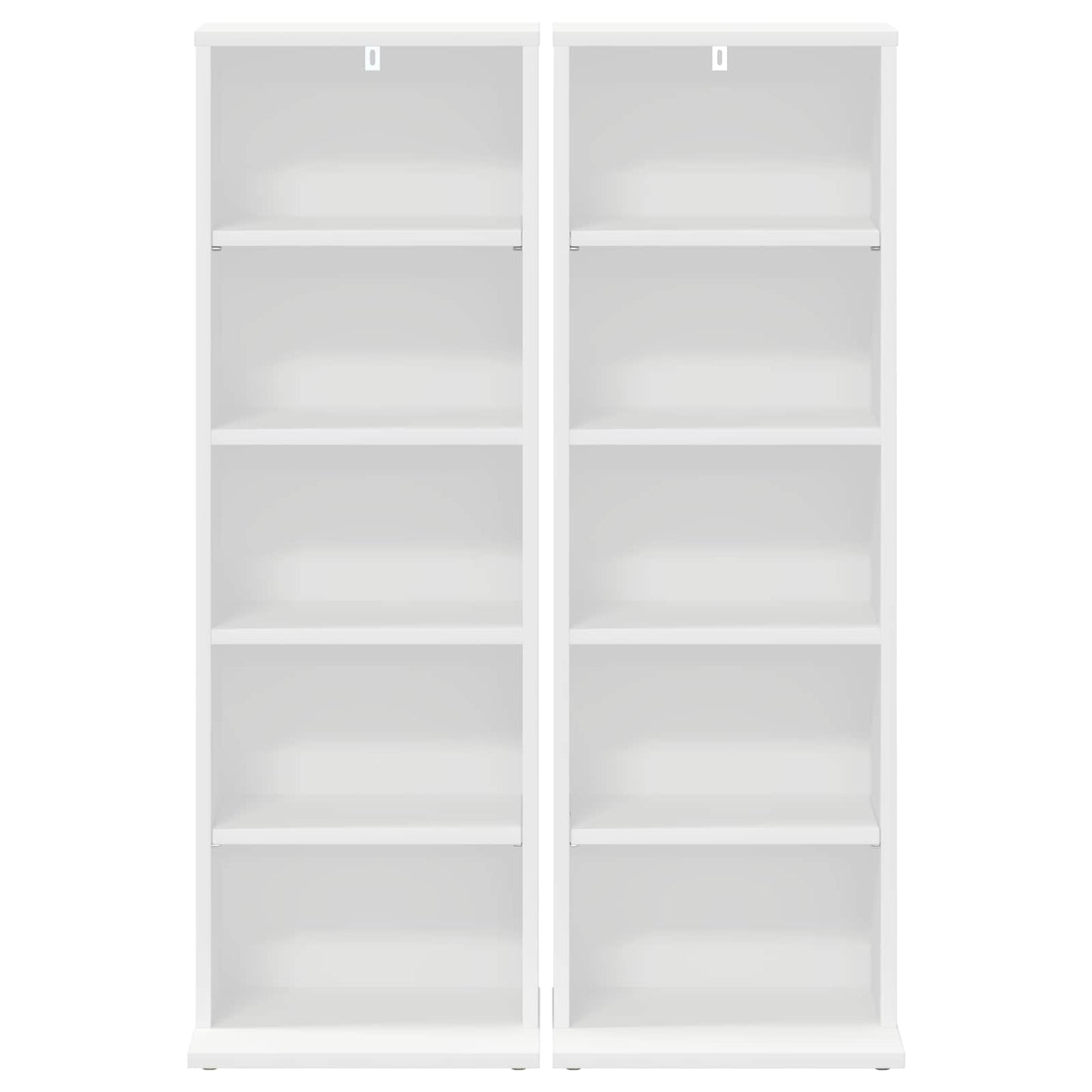 White Cd Cabinet Storage 33 cm x 23.5 cm x 97.5 cm