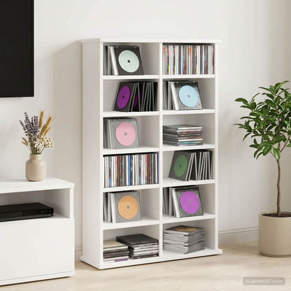 White Media Cabinet Storage 60 cm x 92 cm