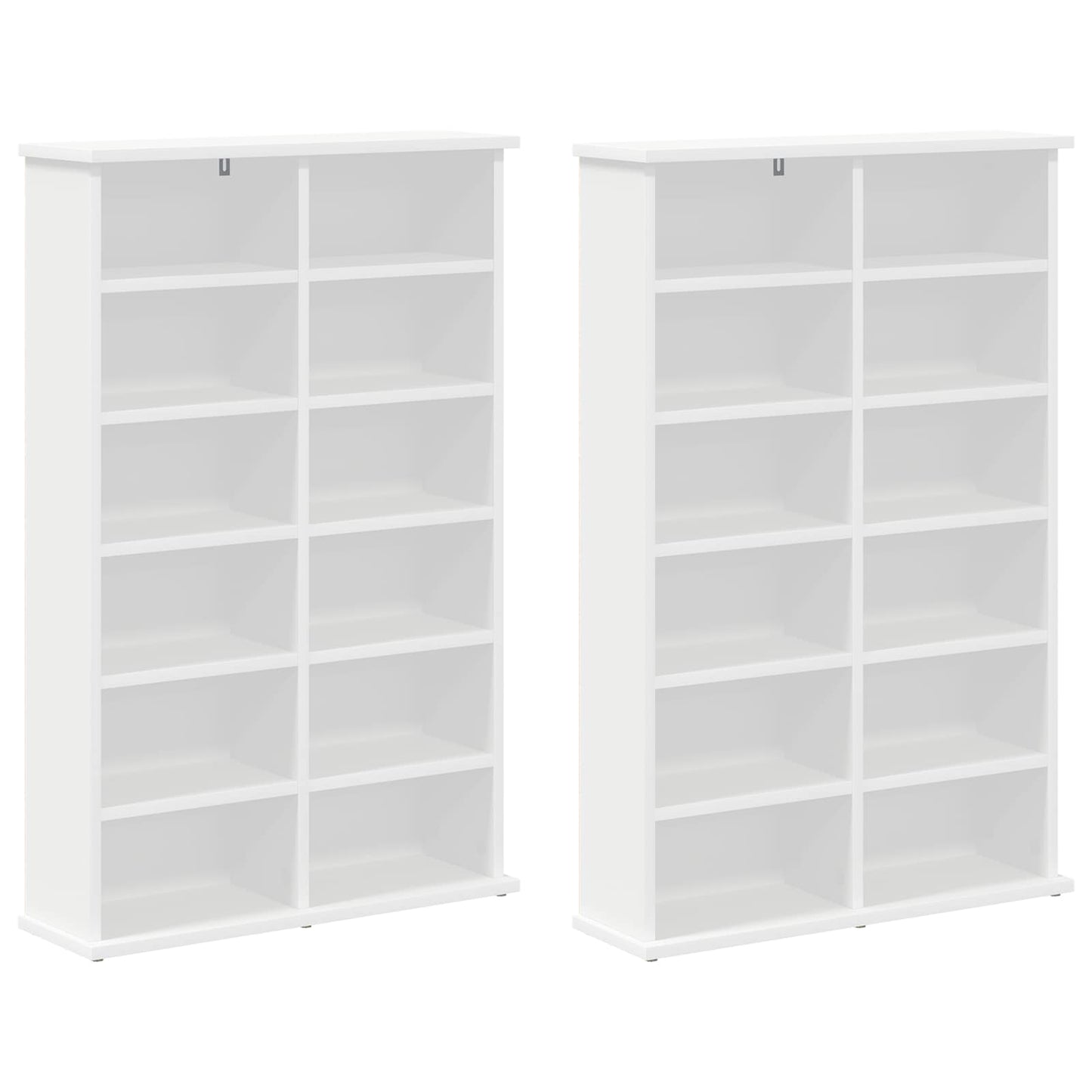 Media Cabinet White Storage 60 cm x 92 cm