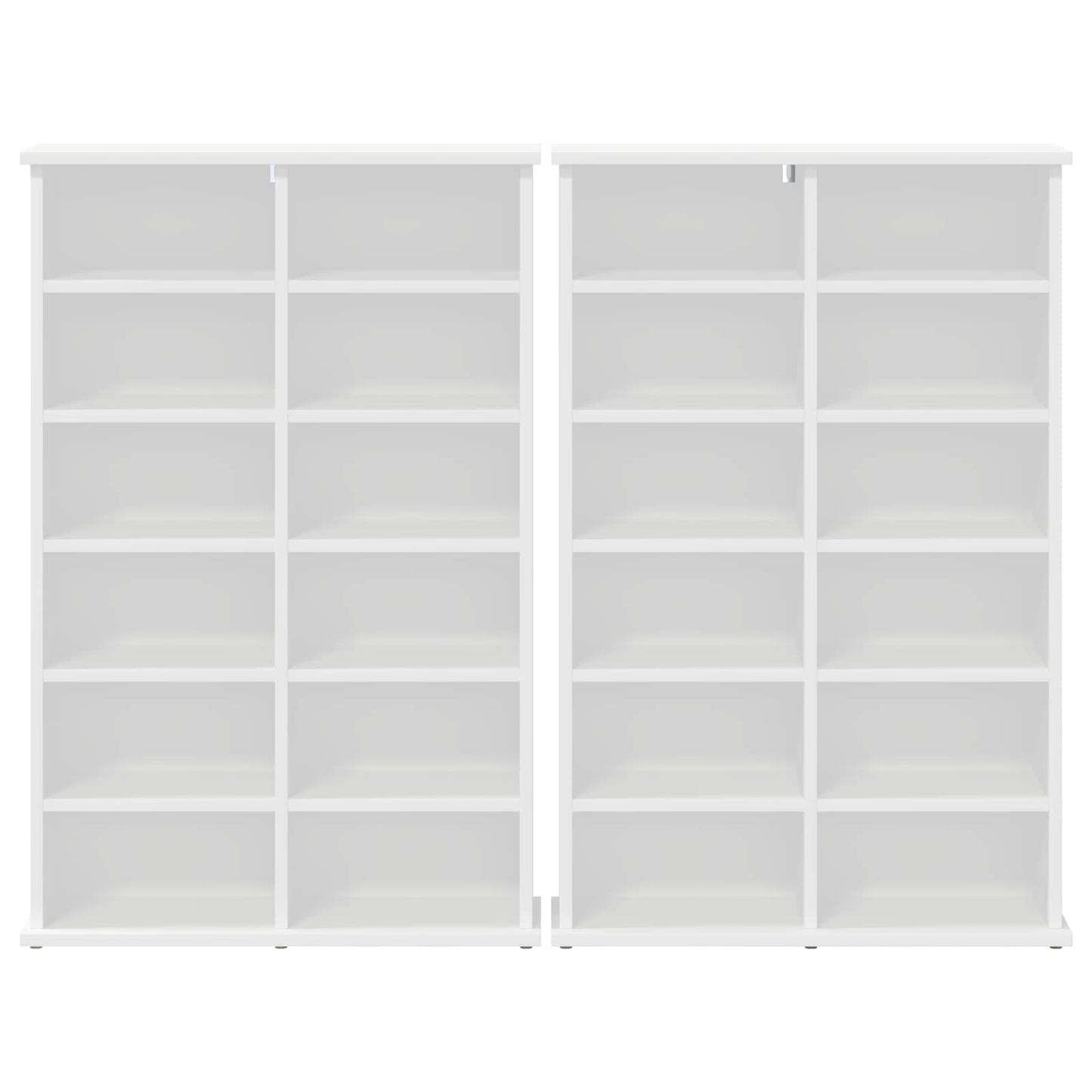 Media Cabinet White Storage 60 cm x 92 cm