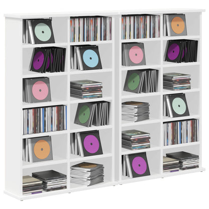 Media Cabinet White Storage 60 cm x 92 cm