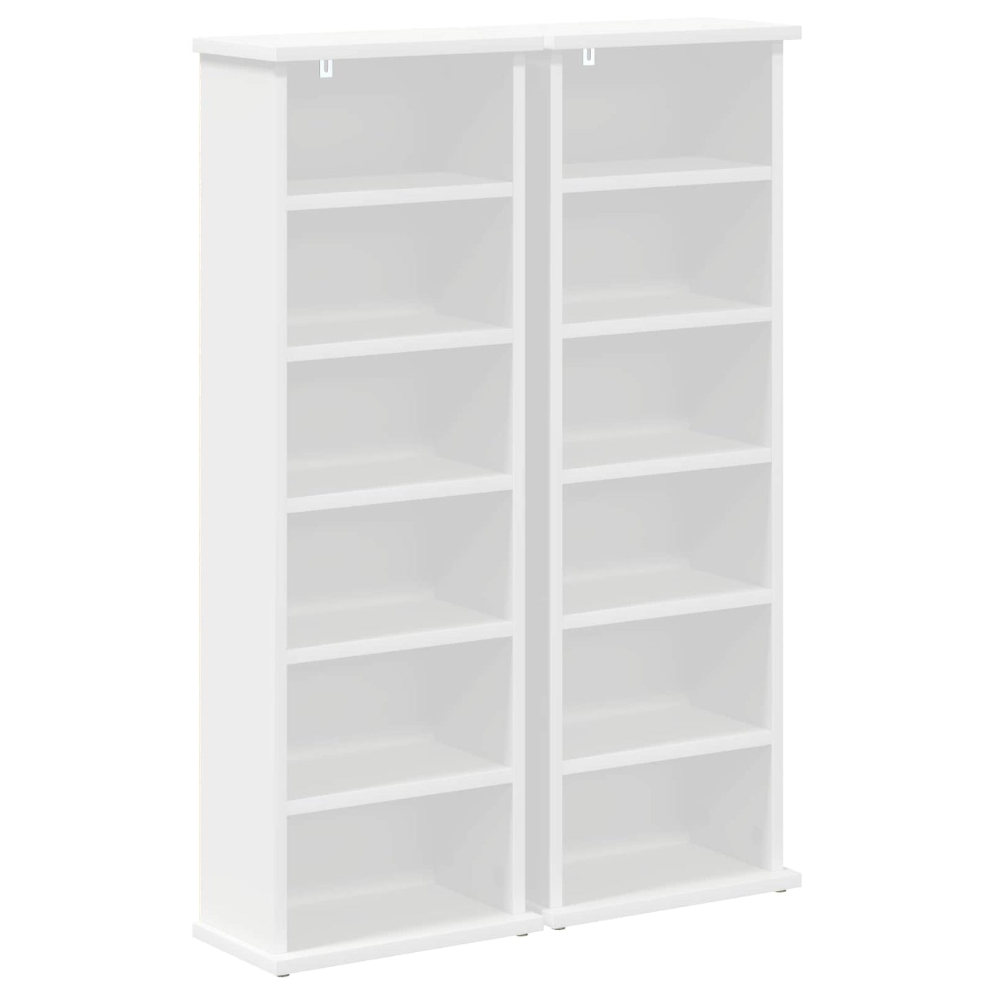 Media Cabinet White Engineered Wood 32 cm x 92 cm
