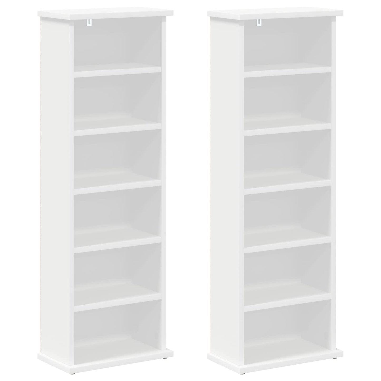 Media Cabinet White Engineered Wood 32 cm x 92 cm