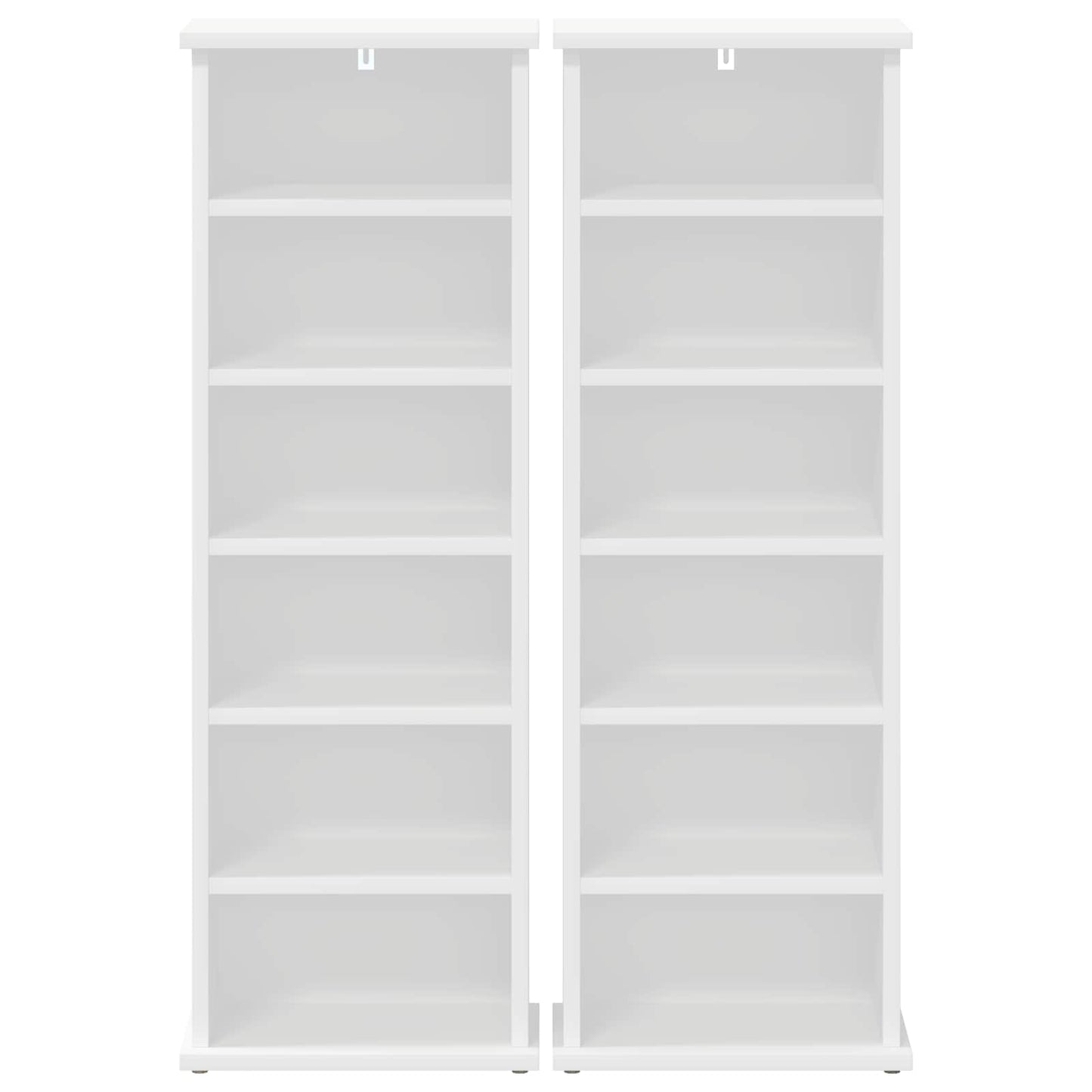 Media Cabinet White Engineered Wood 32 cm x 92 cm