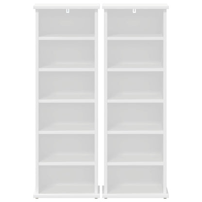 Media Cabinet White Engineered Wood 32 cm x 92 cm