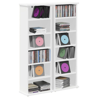 Media Cabinet White Engineered Wood 32 cm x 92 cm