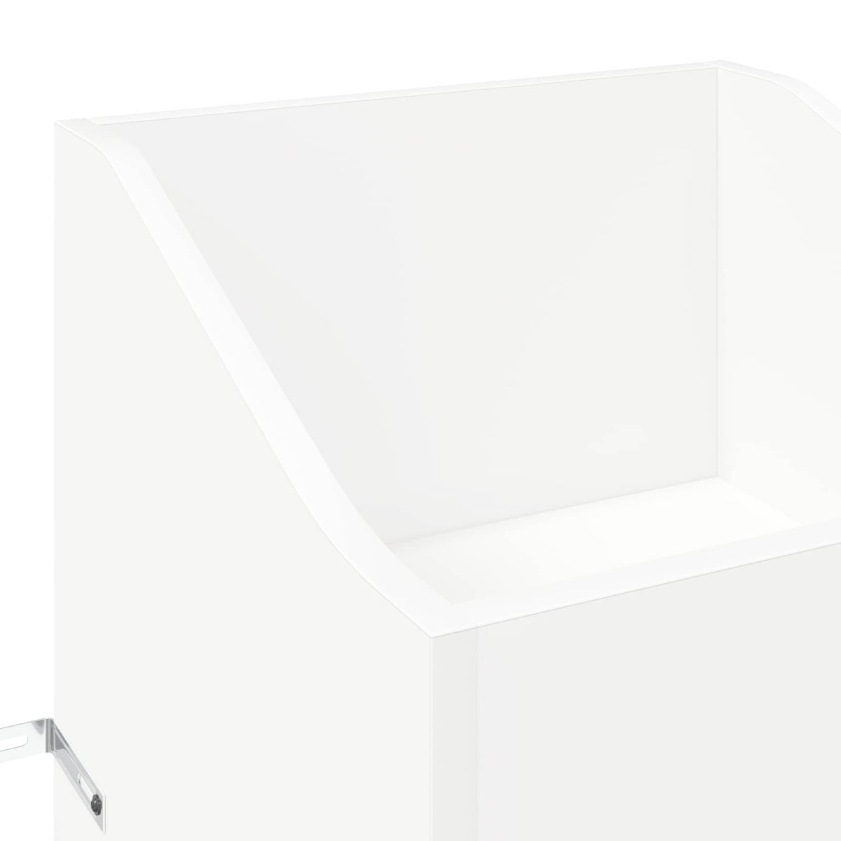Record Cabinet White Engineered 36 cm x 95.5 cm