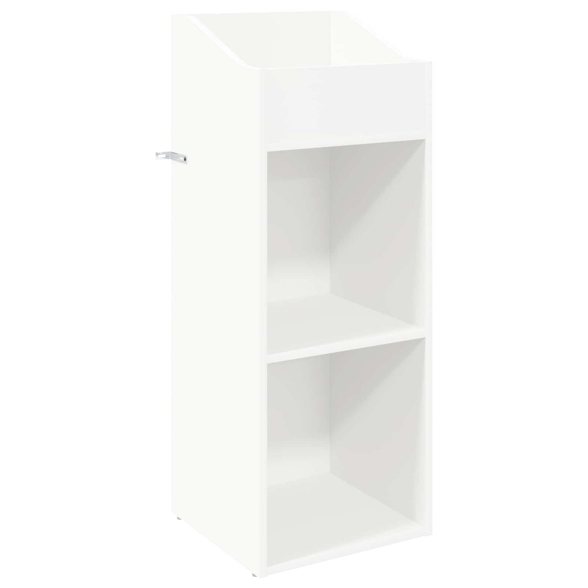 Record Cabinet White Engineered 36 cm x 95.5 cm