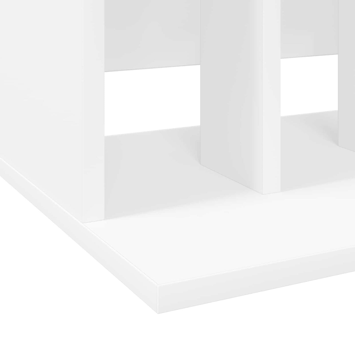 Vinyl Record Storage White Engineered 42 cm x 36 cm