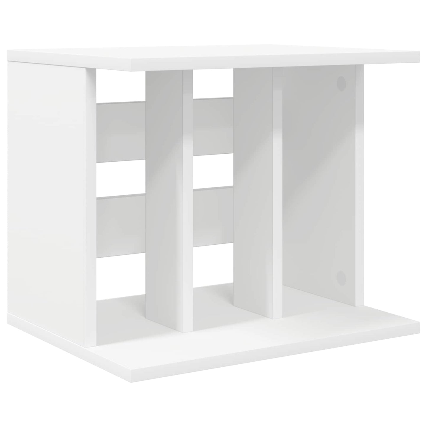 Vinyl Record Storage White Engineered 42 cm x 36 cm