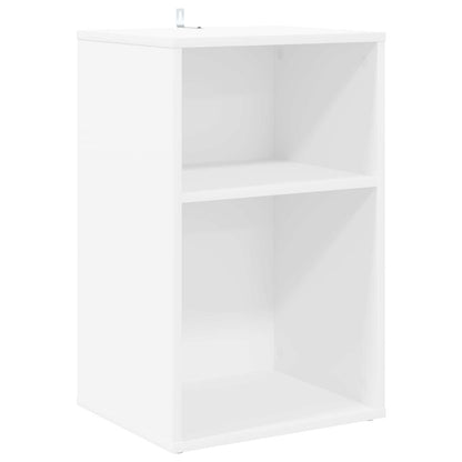 Record Cabinet White Engineered 38 cm x 61 cm