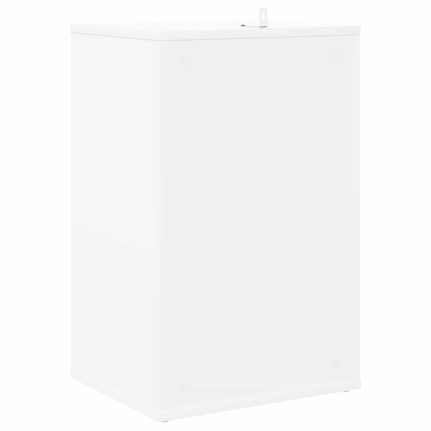 Record Cabinet White Engineered 38 cm x 61 cm