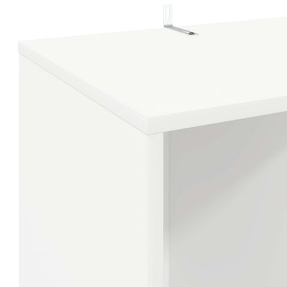 Record Cabinet White Engineered 44.5 cm x 74.5 cm