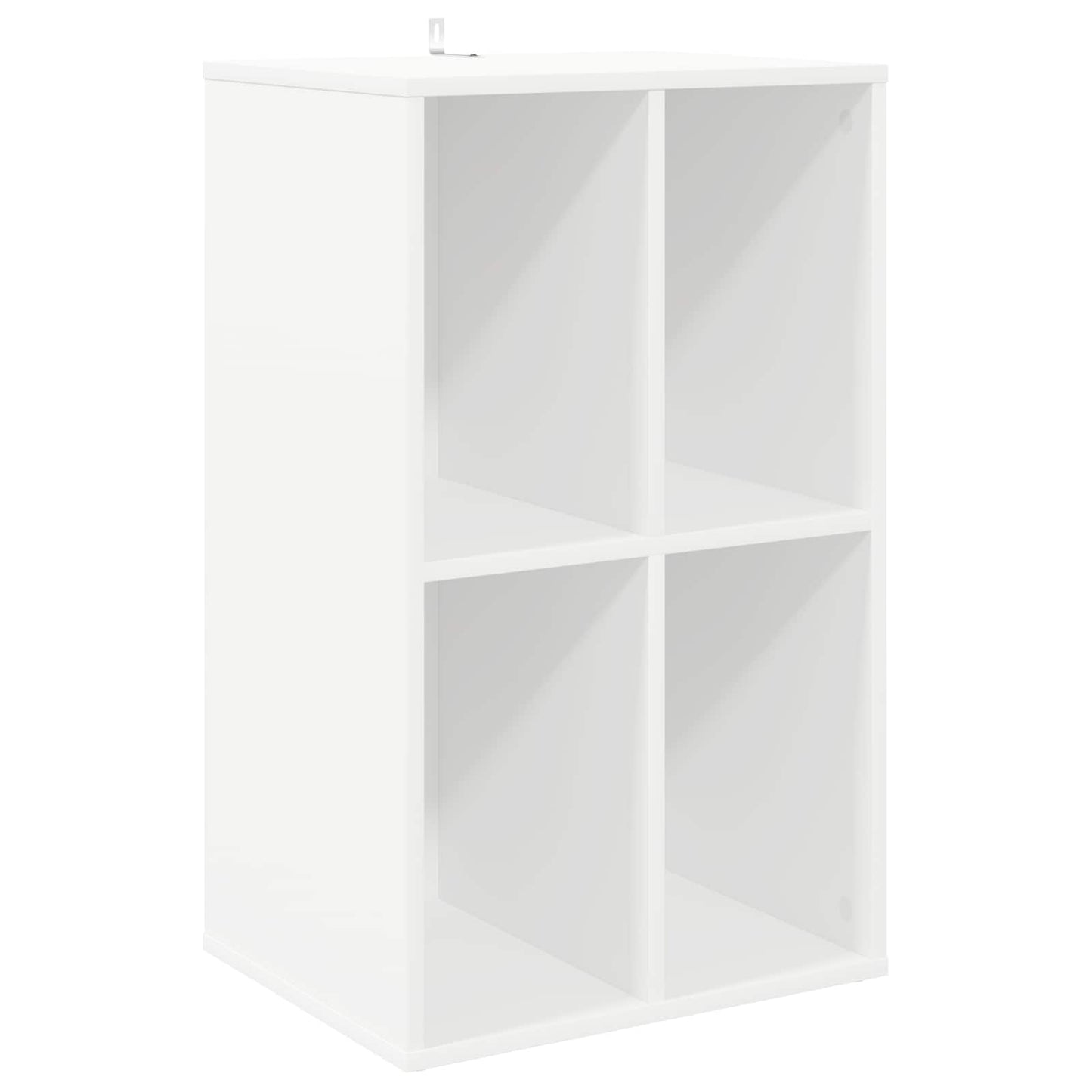 Record Cabinet White Engineered 44.5 cm x 74.5 cm