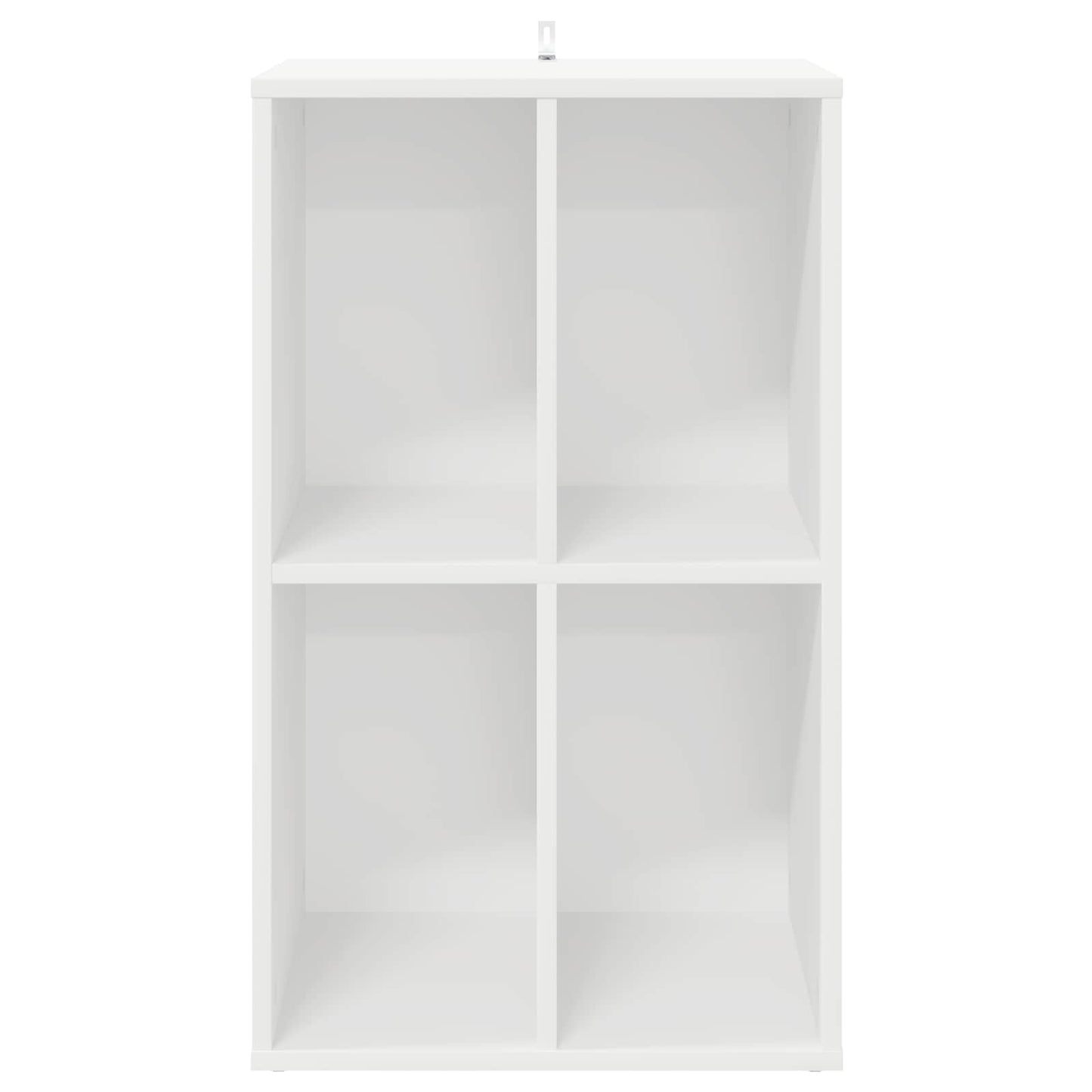 Record Cabinet White Engineered 44.5 cm x 74.5 cm