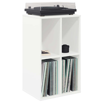 Record Cabinet White Engineered 44.5 cm x 74.5 cm