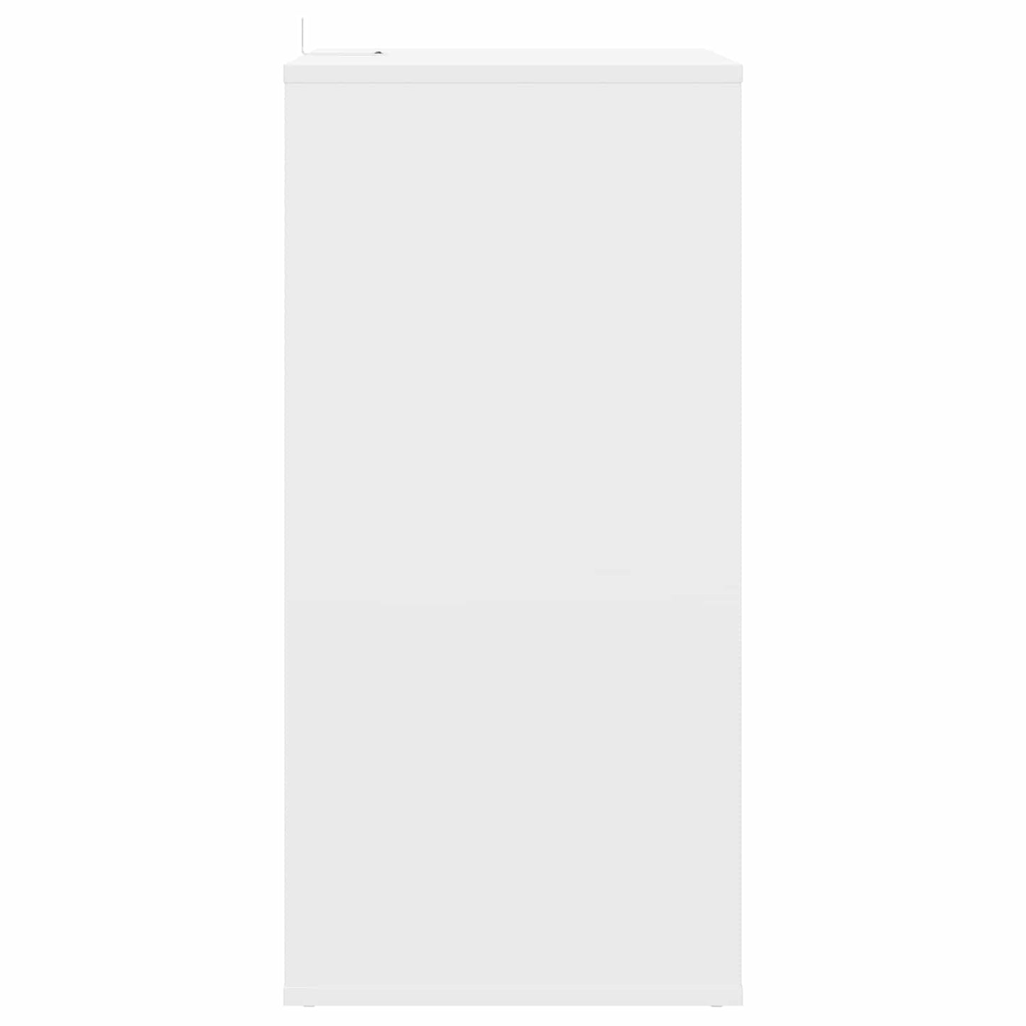Record Cabinet White Engineered 44.5 cm x 74.5 cm