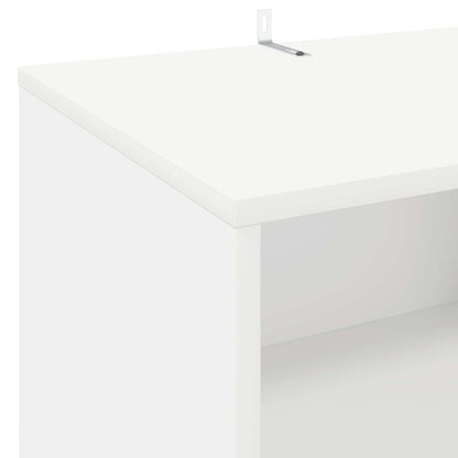 Turntable Stand White Engineered 47 cm x 74.5 cm