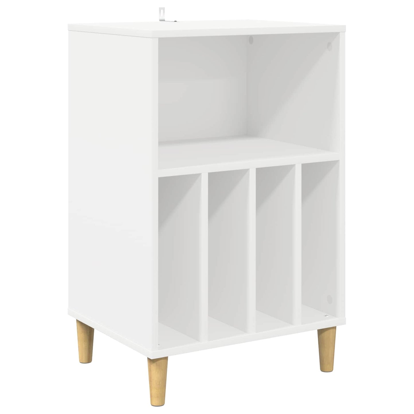 Turntable Stand White Engineered 47 cm x 74.5 cm