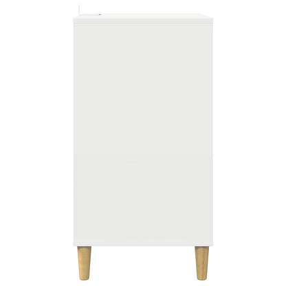 Turntable Stand White Engineered 47 cm x 74.5 cm