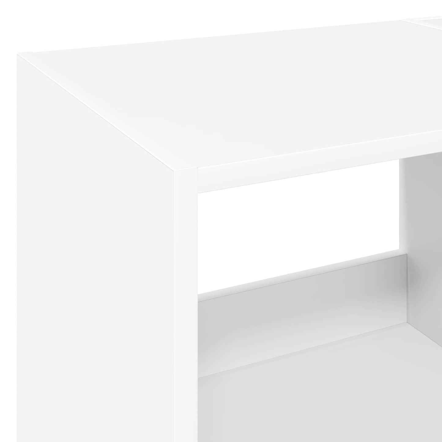 Record Player Stand White Engineered 82 cm x 82.5 cm