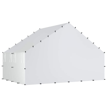 Chicken Coop Silver Galvanised 300 cm x 200 cm x 190 cm
