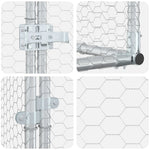 Galvanised Steel Chicken Yard 5m Run | HomeAndLiving