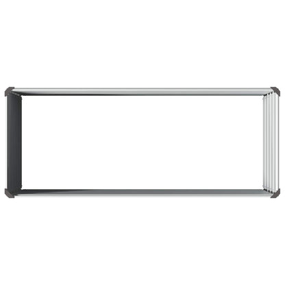 Grey Steel Raised Garden Bed 100x40x55cm