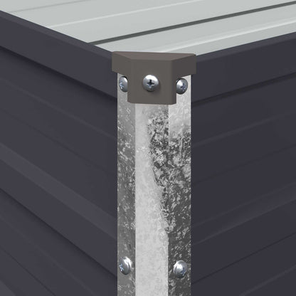 Steel Raised Garden Bed Anthracite 100x40x55cm