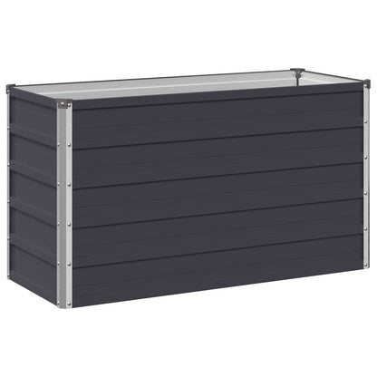 Steel Raised Garden Bed Anthracite 100x40x55cm