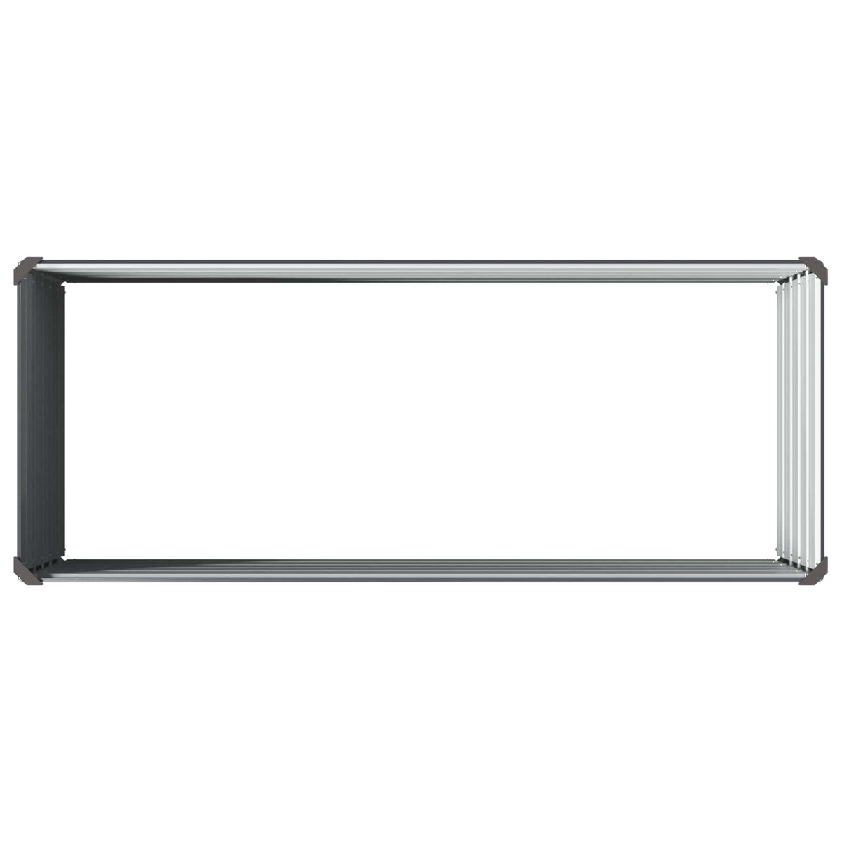 Steel Raised Garden Bed Anthracite 100x40x55cm