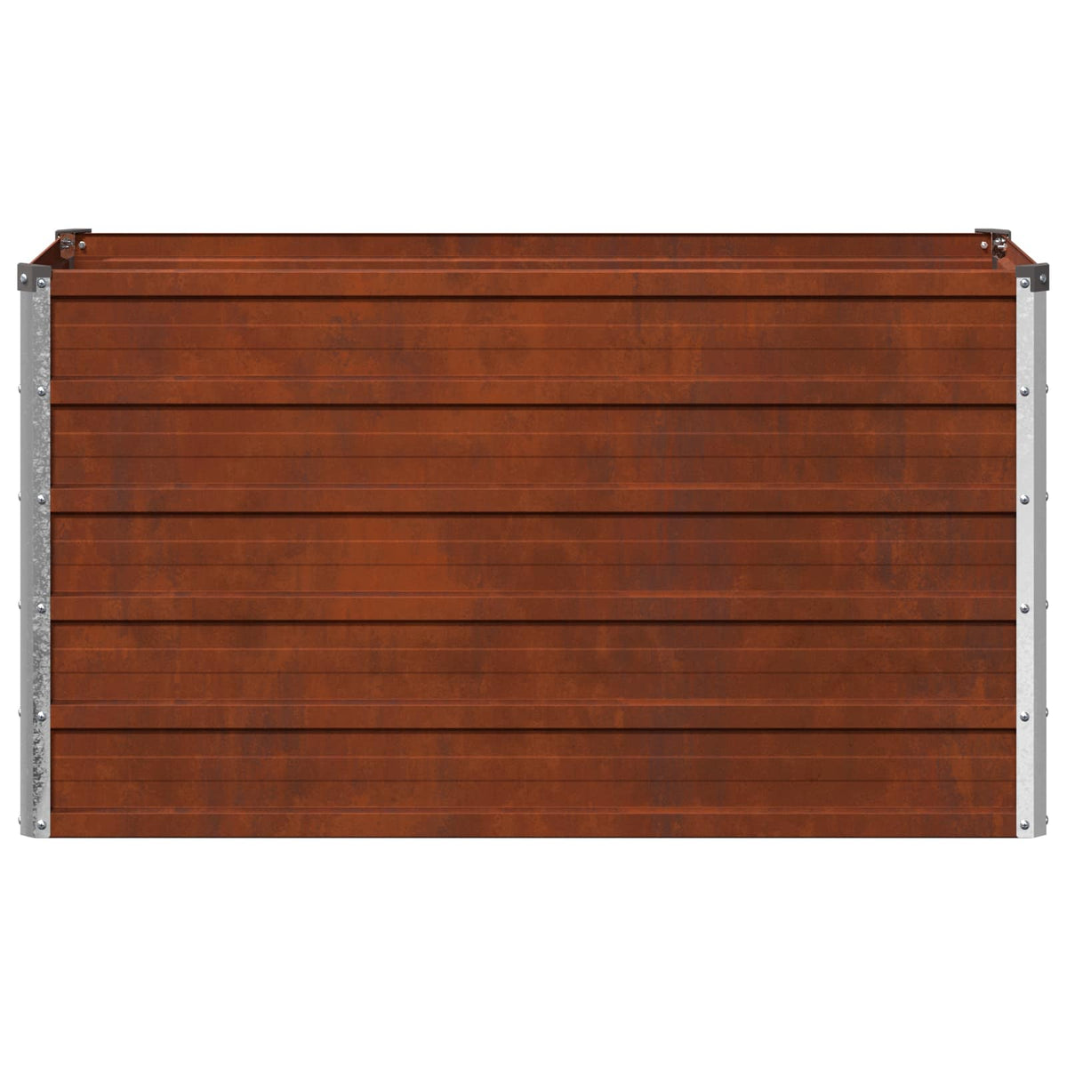 Garden Bed Rusty Steel 100x40x55cm