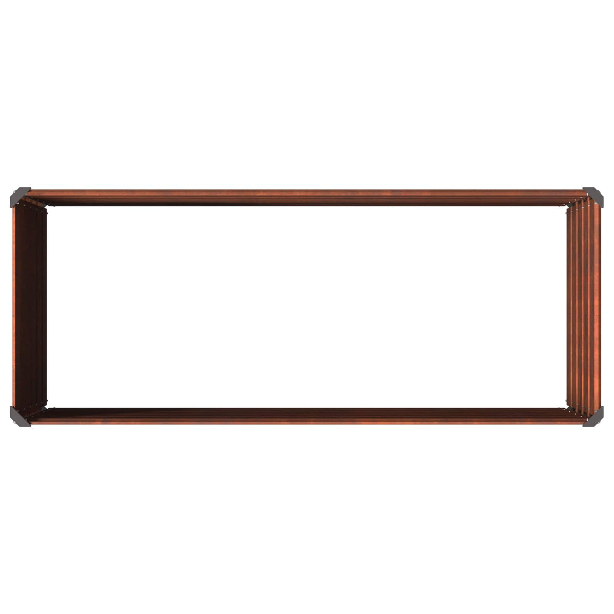 Garden Bed Rusty Steel 100x40x55cm