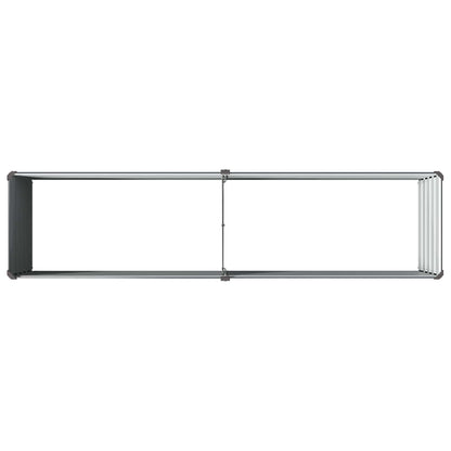 Raised Garden Bed Anthracite Steel 160x40x55cm
