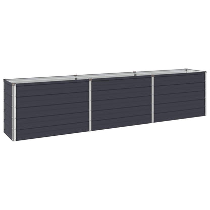 Garden Bed Steel Anthracite 240x40x55cm