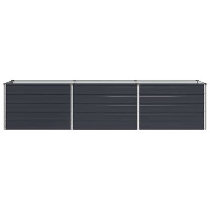 Garden Bed Steel Anthracite 240x40x55cm