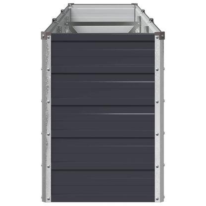 Garden Bed Steel Anthracite 240x40x55cm