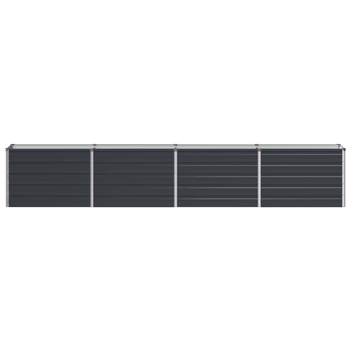 Garden Bed Anthracite Steel 320x40x55cm