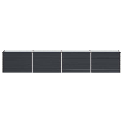 Garden Bed Anthracite Steel 320x40x55cm