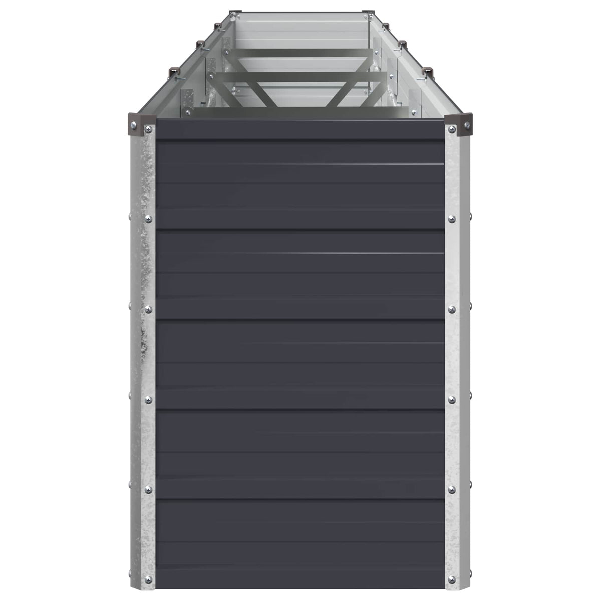 Garden Bed Anthracite Steel 320x40x55cm