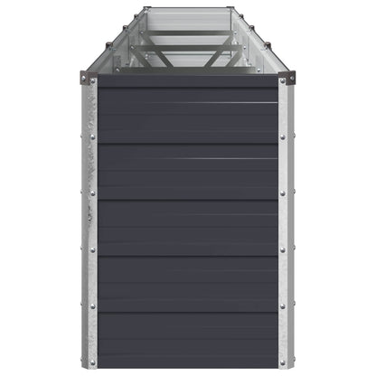 Garden Bed Anthracite Steel 320x40x55cm