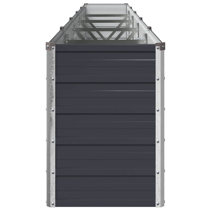 Steel Raised Garden Bed Anthracite 400x40x55cm