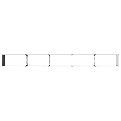 Steel Raised Garden Bed Anthracite 400x40x55cm