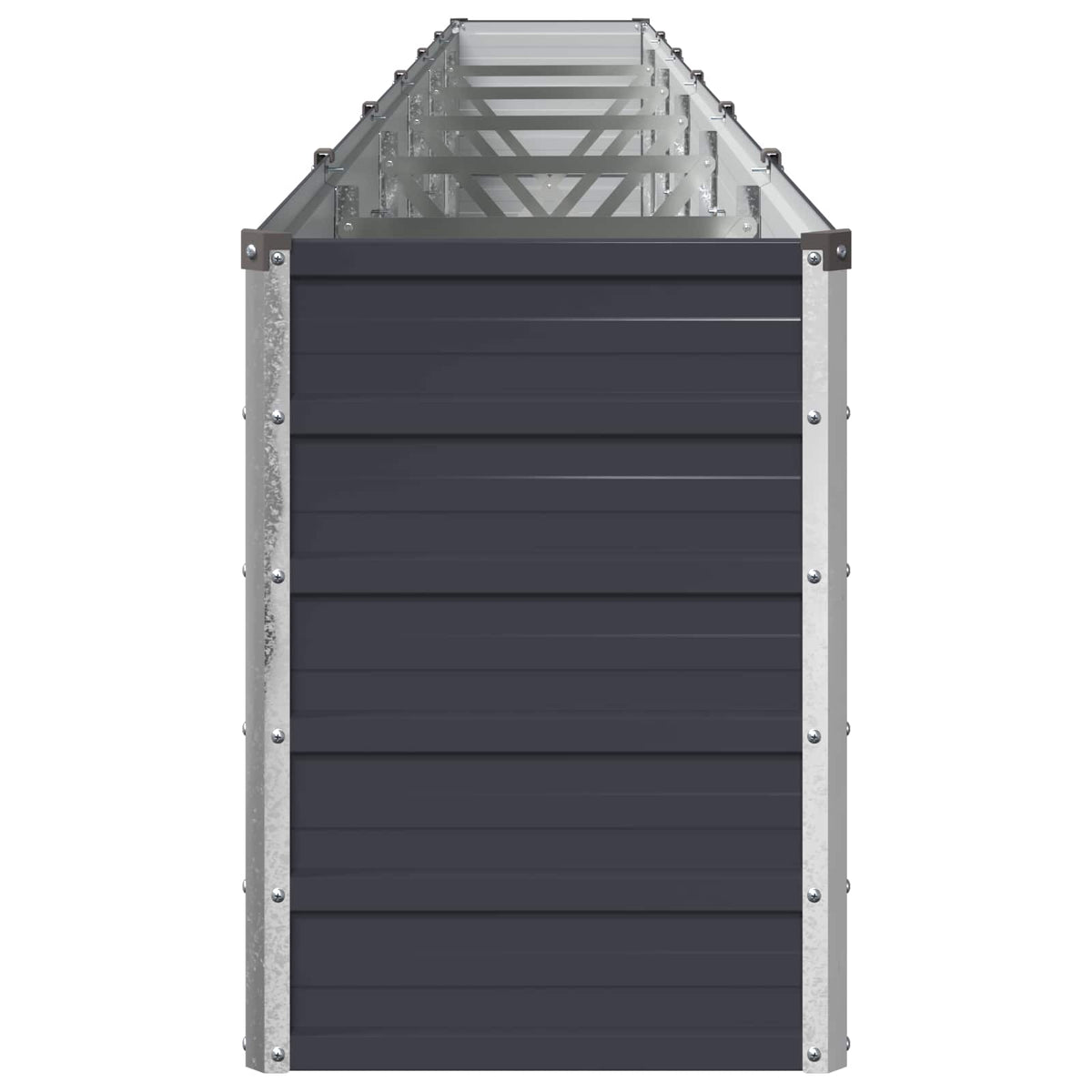 Steel Raised Garden Bed Anthracite 480x40x55cm
