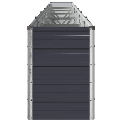 Steel Raised Garden Bed Anthracite 480x40x55cm